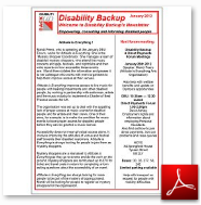 Click here to read the current Disability BackUp Newsletter